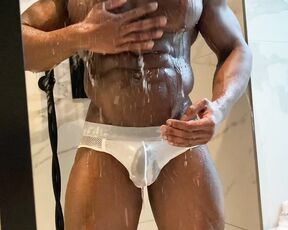 Daniel Shoneye aka danielshoneye OnlyFans - Guess which BIG DICK muscle god joins me in this shower 120 likes & Ill drop