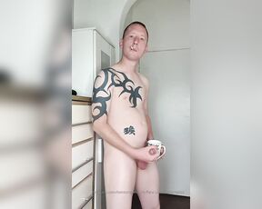 Tomtompics aka tomtompics OnlyFans - 3 things I like in a morning A brew, a fag and empty balls Video length