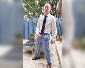 Tomtompics aka tomtompics OnlyFans - Last one for now in the my shirt and tie, outdoors and vaping no cumshot, just