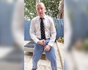 Tomtompics aka tomtompics OnlyFans - Last one for now in the my shirt and tie, outdoors and vaping no cumshot, just