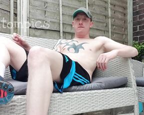 Tomtompics aka tomtompics OnlyFans - In the garden The weather is getting better so there will be more outdoor videos soon