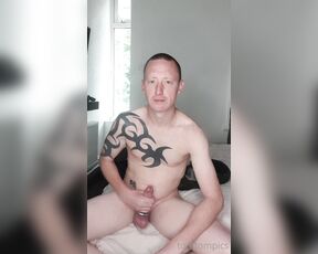 Tomtompics aka tomtompics OnlyFans - Stripping and getting horny, putting on the cockring and stroking my hard ginger dick 500mins)