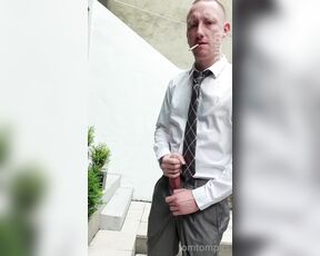 Tomtompics aka tomtompics OnlyFans - Smoking in a shirt and tie Sunday smoking video for you lovers of this Im out