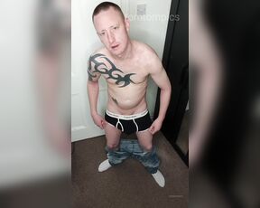 Tomtompics aka tomtompics OnlyFans - Stripping Me starting off in some jeans, polo shirt and a tracky top and ending