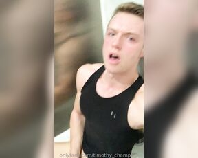 Timothy Champagne aka timothy_champagne OnlyFans - Sometimes I get horny before or after my workouts at the gym, this time, I decided