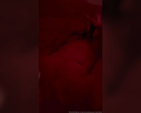 Justasoccerboi aka justasoccerboi OnlyFans - Having a wank with some red mood lighting