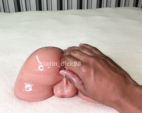 Latin Dick aka latin_dick98 OnlyFans - Playing with my toy a bit until I cum