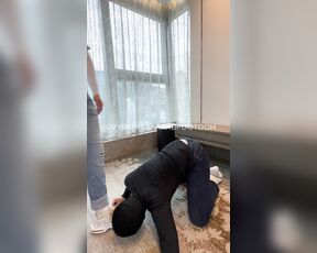 ArabFootDom aka arabfootdom - 07-15-2025 OnlyFans Video - He said hed never experienced ballkicks before so I had to tease him with whats coming