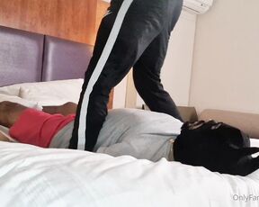 KingLeo aka sirleo99 OnlyFans - Moaning and groaning underneath our steamy asses he had no choice