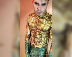 PinkieMike aka pinkiemike OnlyFans - Jerking off as Aquaman