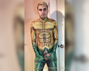 PinkieMike aka pinkiemike OnlyFans - Jerking off as Aquaman