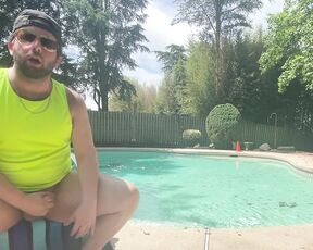 Daddy Kylex aka daddykylex - 05-29-2023 OnlyFans Video - Happy MDW Decided to stroke out by my pool to celebrate