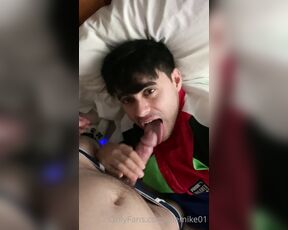 PinkieMike aka pinkiemike OnlyFans - Swallowing cum from @tanjiro