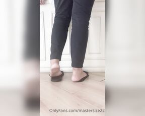 Master Size 22 aka mastersize22 OnlyFans - If I say you to lick my 22us no matter if they’re clean or dirty, you’ll