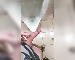 Sam Steiner aka samsteinerxxx OnlyFans - I was so horny looking at @sterlingjock s huge monster cock get hard in the urinals