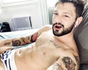 Igor Lucios aka igorlucios OnlyFans - I just buy some new toys and this video wearing a jockstrap and playing with them