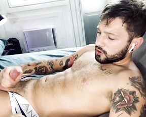 Igor Lucios aka igorlucios OnlyFans - I just buy some new toys and this video wearing a jockstrap and playing with them