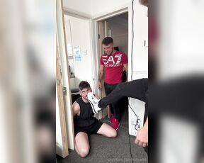 Nathjs98 aka nathjs98 OnlyFans - We made use of a slave before we head out on the boozer Part2of2)