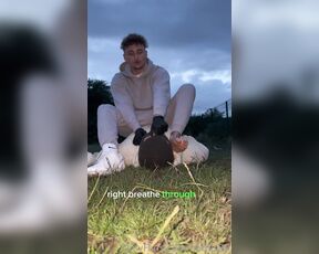 Nathjs98 aka nathjs98 OnlyFans - The little piggy got what he deserves, He loves being abused in public I bet you