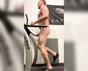 Pierce Paris aka pierceparisxxx OnlyFans - Running on the Treadmill and cuming hands free