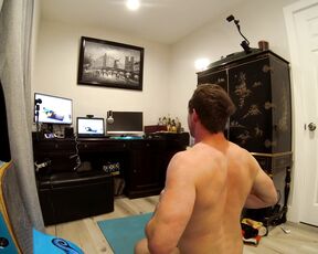 Pierce Paris aka pierceparisxxx OnlyFans - Todays Naked Pilates Rear View