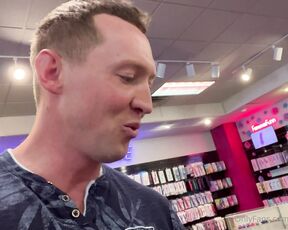 Pierce Paris aka pierceparisxxx OnlyFans - Finding my porn at an adult video store! DM if interested in signed DVD’s