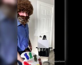 Pierce Paris aka pierceparisxxx OnlyFans - Painting with Bob Ross