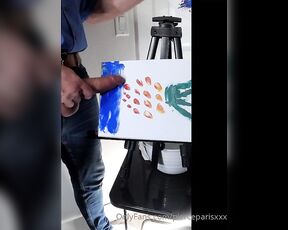 Pierce Paris aka pierceparisxxx OnlyFans - Painting with Bob Ross