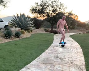 Pierce Paris aka pierceparisxxx OnlyFans - Riding my OneWheel Naked