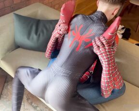 Xjonkuch aka xjonkuch OnlyFans - Little throwback to getting pounded, dressed up as spiderman! have u already watched this instant