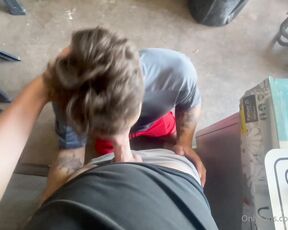 Jake & Issac aka itsjakenissac OnlyFans - Super horny working in the garage