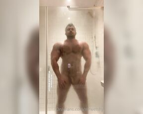 Welshy aka mrwelshy OnlyFans - Different perspective But at least you can take in all this huge muscle mass