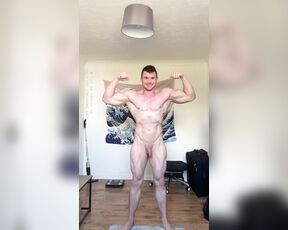 Welshy aka mrwelshy OnlyFans - A quick bit of posing practice after the first day of the carb Up, nude cauz