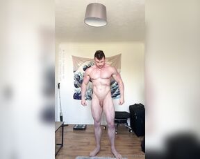 Welshy aka mrwelshy OnlyFans - A quick bit of posing practice after the first day of the carb Up, nude cauz