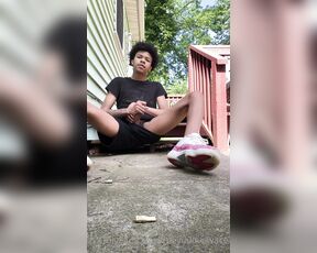 LIL J aka hoesluvlilj OnlyFans - Outside play