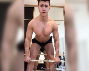 MrDeepVoice aka mrdeepvoice OnlyFans - It’s naked sweaty workout day  wish there was someone here to check