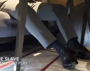 Asian Male Feet aka malefeetplaysg OnlyFans - Lick my shoes clean under my table