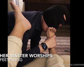 Asian Male Feet aka malefeetplaysg OnlyFans - Sometimes i do get other masters hoping to feel how its like to serve How can