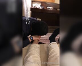 Asian Male Feet aka malefeetplaysg OnlyFans - This is how I view you slaves Low life worthless beings begging to worship my feet