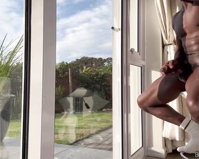 BlackTarzanX aka blacktarzanx OnlyFans - I got home so horney and the weather looked beautiful so I decided to sit and