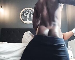 BlackTarzanX aka blacktarzanx OnlyFans - A view from the back dicking down one of the cute boys I met in Capetown