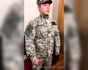 Sh_seoul aka sh_seoul OnlyFans - Military uniform play With good chubby bro