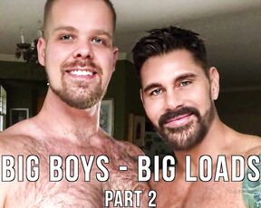 Jackmackenroth aka jackmackenroth OnlyFans Video - BIG BOYS BIG LOADS pt2 BryanKnight66 wrecks my hole with a dildo and his cock