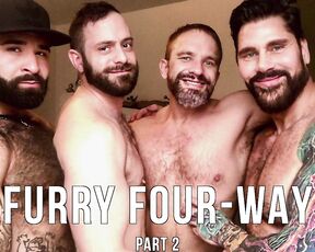 Jackmackenroth aka jackmackenroth OnlyFans Video - FURRY FOUR WAY w some of my faves