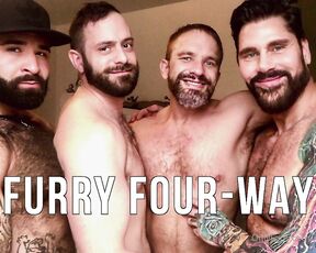 Jackmackenroth aka jackmackenroth OnlyFans Video - FURRY FOURWAY w dirkcaber atlasgrant duanetrade Full 33 min vid Round robin flip fucking