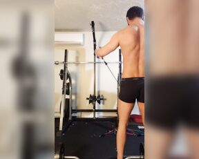 Gymboii69 aka gymboii69 OnlyFans Video - Should I workout naked