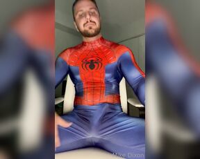 Gymboii69 aka gymboii69 OnlyFans Video - Someone come help Spider_Man hard cock