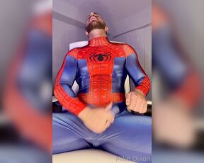 Gymboii69 aka gymboii69 OnlyFans Video - Someone come help Spider_Man hard cock