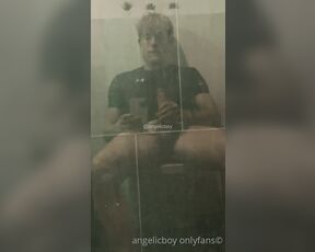 Angelicboy aka angelicboy OnlyFans Video - Do you know the feeling, horny on the toilet  Come in and help me with