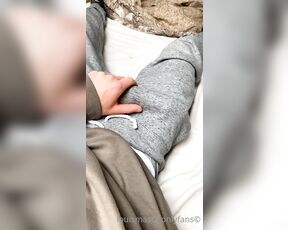 Angelicboy aka angelicboy OnlyFans Video - Grey sweatpants and grey underwear